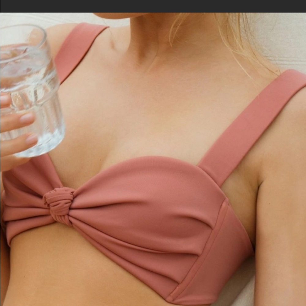 Montce bikini top size XS new lipstick hayden